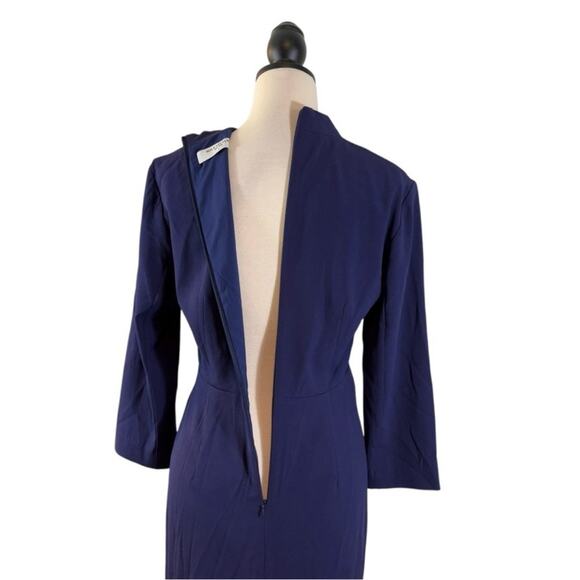 MM Lafleur Niko Dress Dark Blue
Sheath Faux Wrap Knee Length, Size 4 - Picture 7 of 14